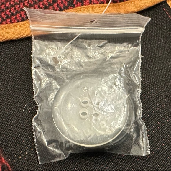 Zara Red Blazer Wrap-Front Wool-Blend - Picture 16 of 16